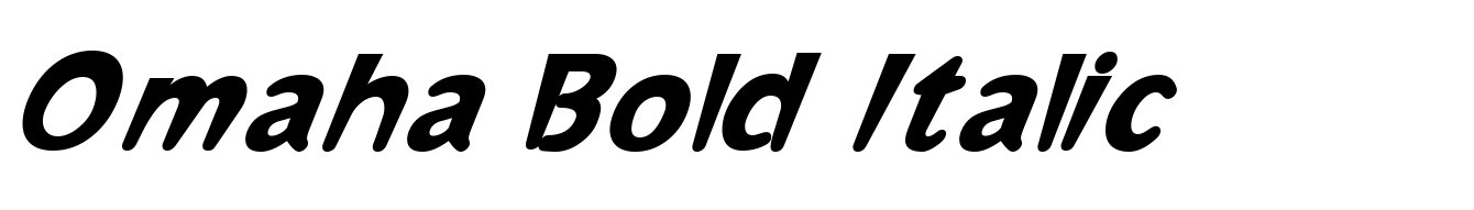 Omaha Bold Italic